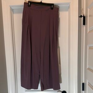Athleta Mauve Wide Leg Pants